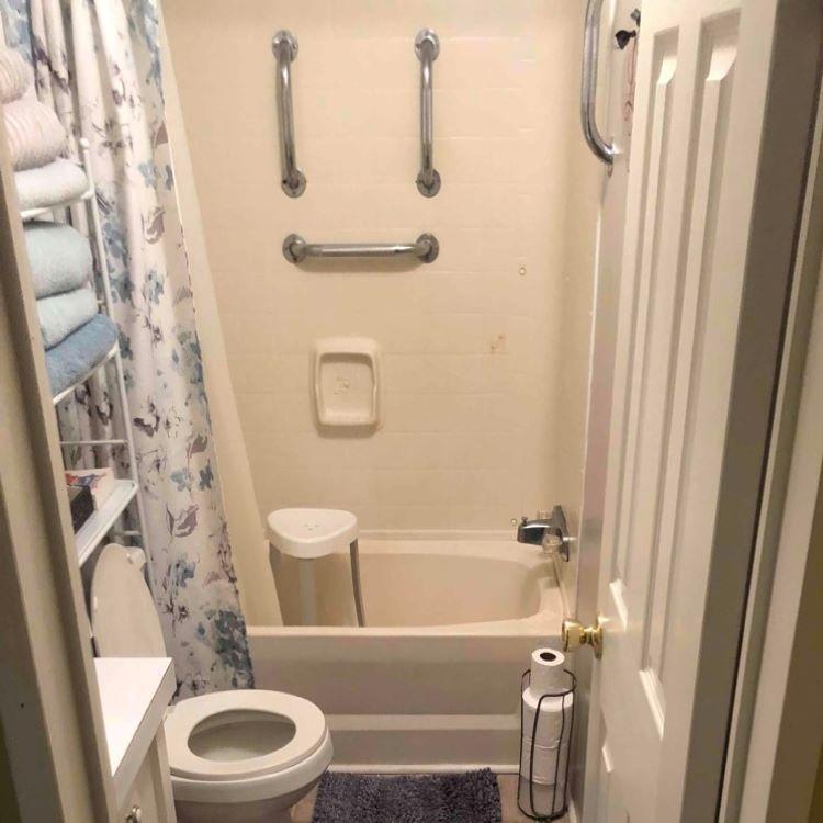 Fiberglass tub shower combo was in need of a makeover