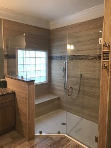 Re-Bath St. Louis, MOShower Remodel with seat in St. Louis, MO