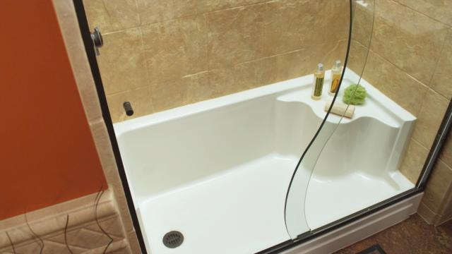 Tub to Shower conversion by Re-Bath Baltimore, MD