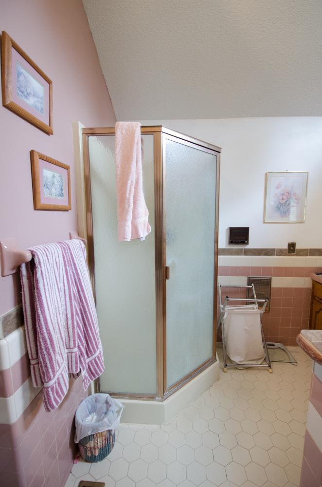 outdated shower