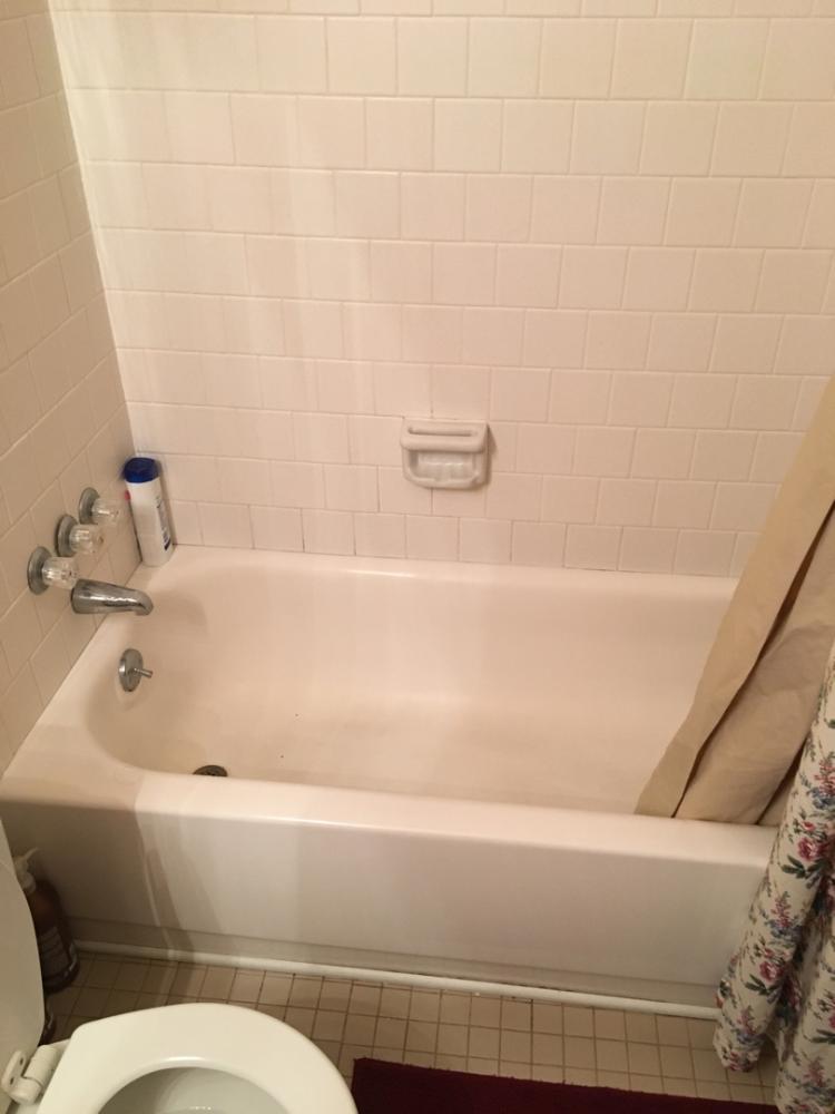 Before custom shower conversion