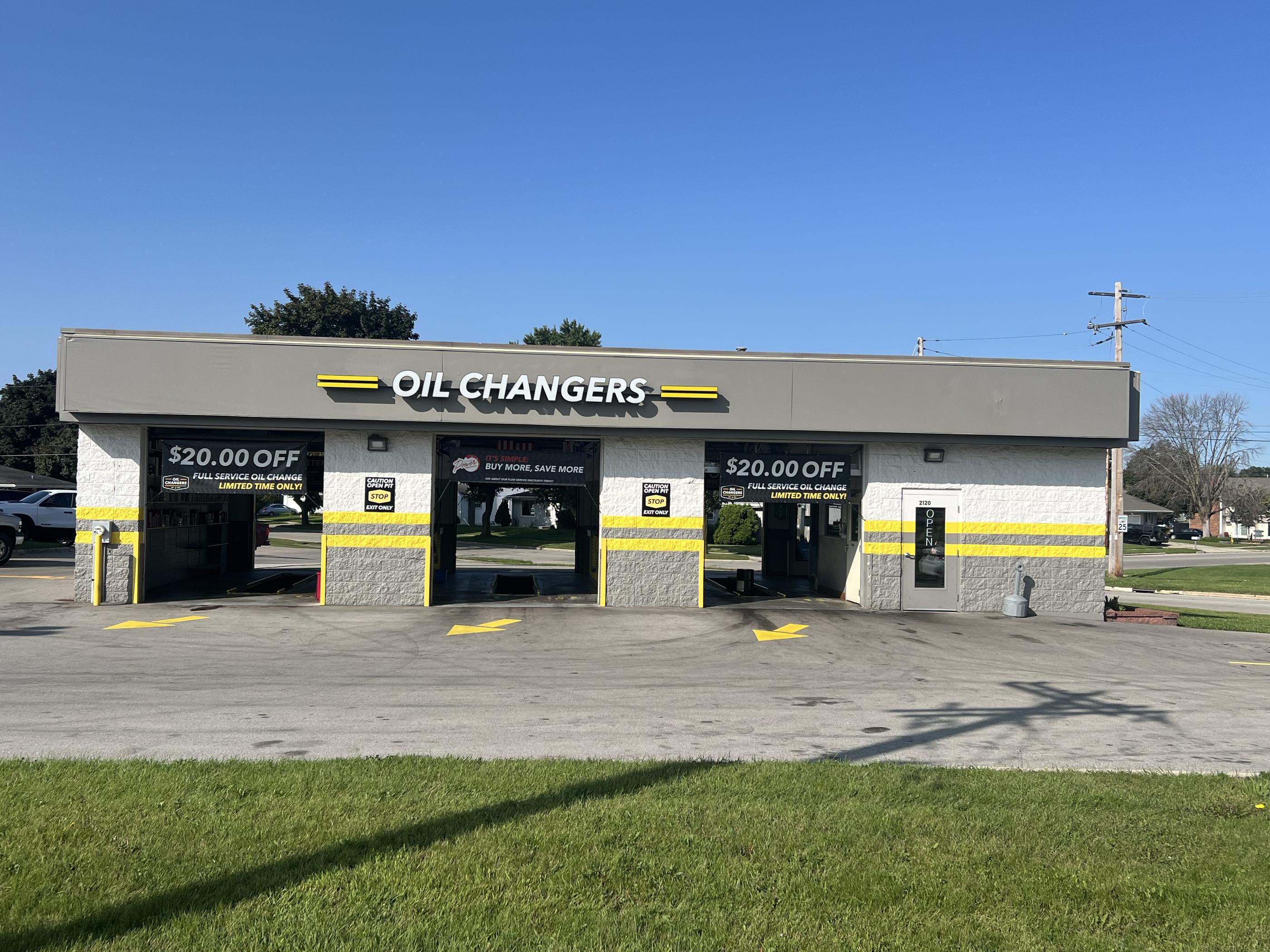 Oil Change in Green Bay WI - Oil Changers - Save $20 Today