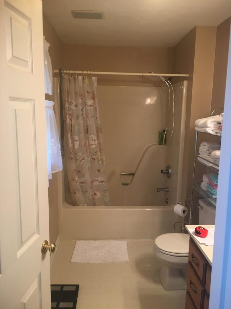 Before Re-Bath Roanoke, VA renovation
