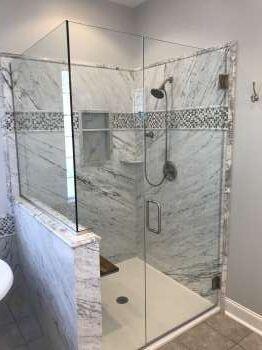 After Natural Stone Shower by Re-Bath Milledgeville, GA