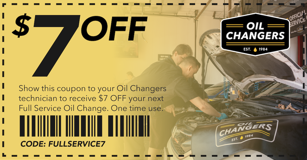 Oil Changers Quick Oil Change Our Every Day Discounts