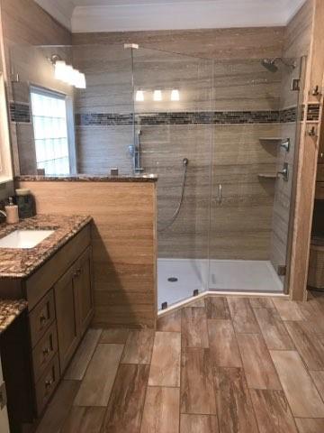 Re-Bath St. Louis, MO walk-in shower remodel