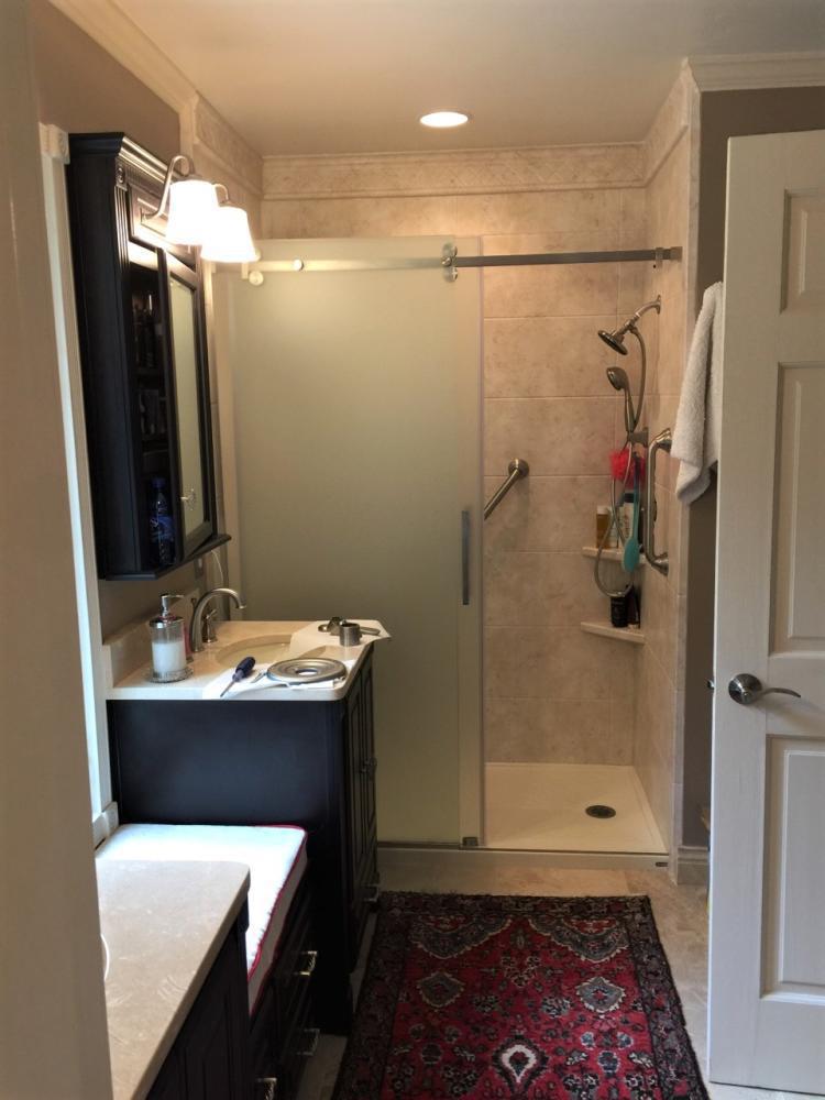 After Re-Bath Columbia, SC glass shower renovation