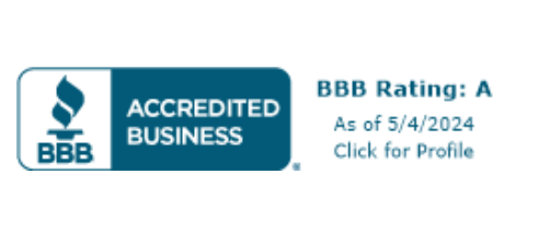 BBB Accredited Business logo and rating: A