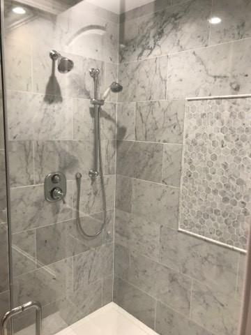 Re-Bath St. Louis, MO Shower Remodel with gray tile